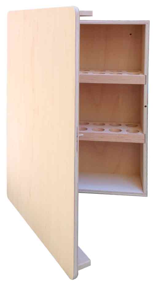 aufbewahrung für globuli fläschchen Globuli Schränkchen für Fläschchen d=26 mm